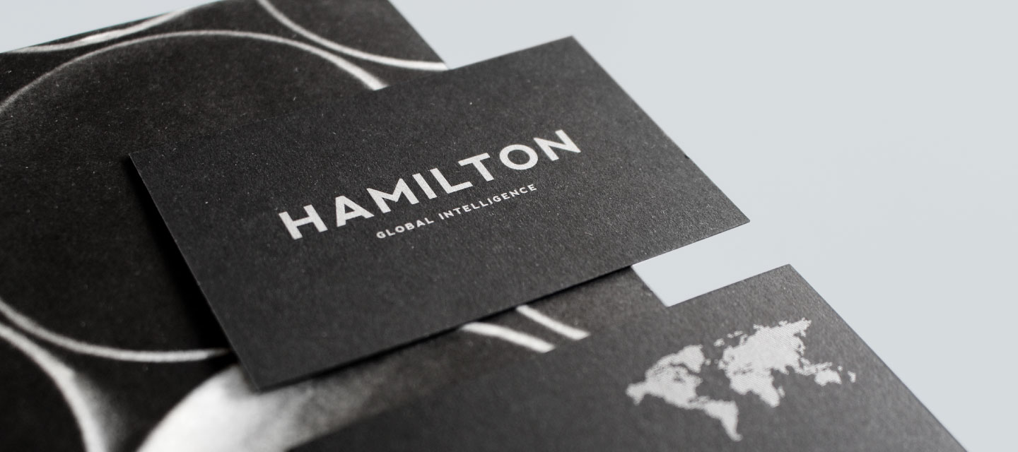 Hamilton – Posicionamiento identidad de marca y códigos gráficos para presentaciones de resultados